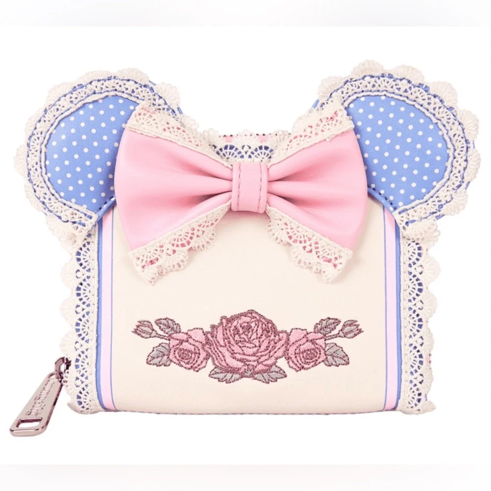 Disney Minnie Mouse Backpack and Wallet Set - Pink and Blue - Picture 4 of 6